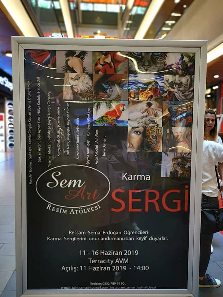 Atölye Sergileri – 11 – 16 HAZİRAN 2019 TERRACITY KARMA SERGİ AFİŞ