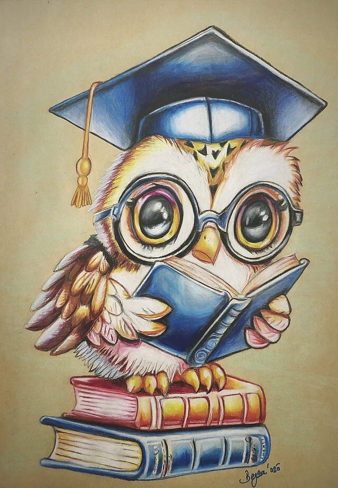 ÇOCUKLARIN ÇALIŞMALARI OKUYAN MEZUN BAYKUŞ