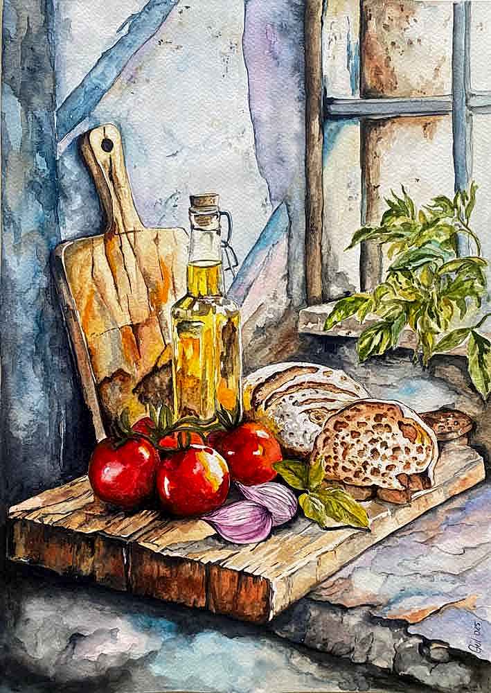 KURU KALEM SULU BOYA